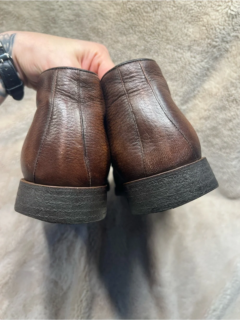To Boot New York Calder brown leather chukka boot Size 11